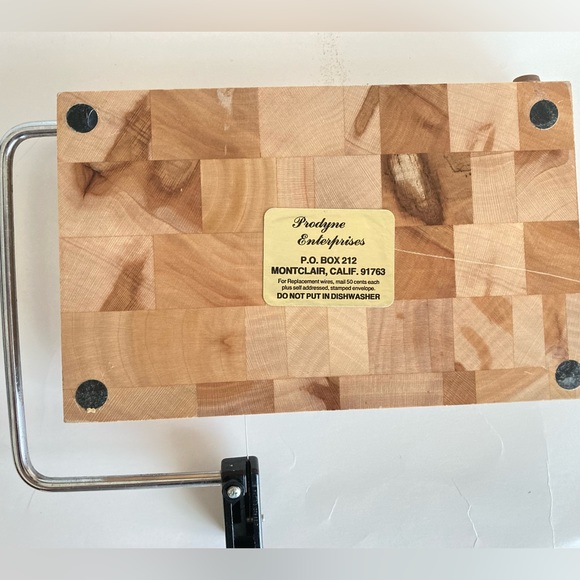 Cheese cutting board wood base cheese cutter party table cheese cutter - Picture 4 of 4